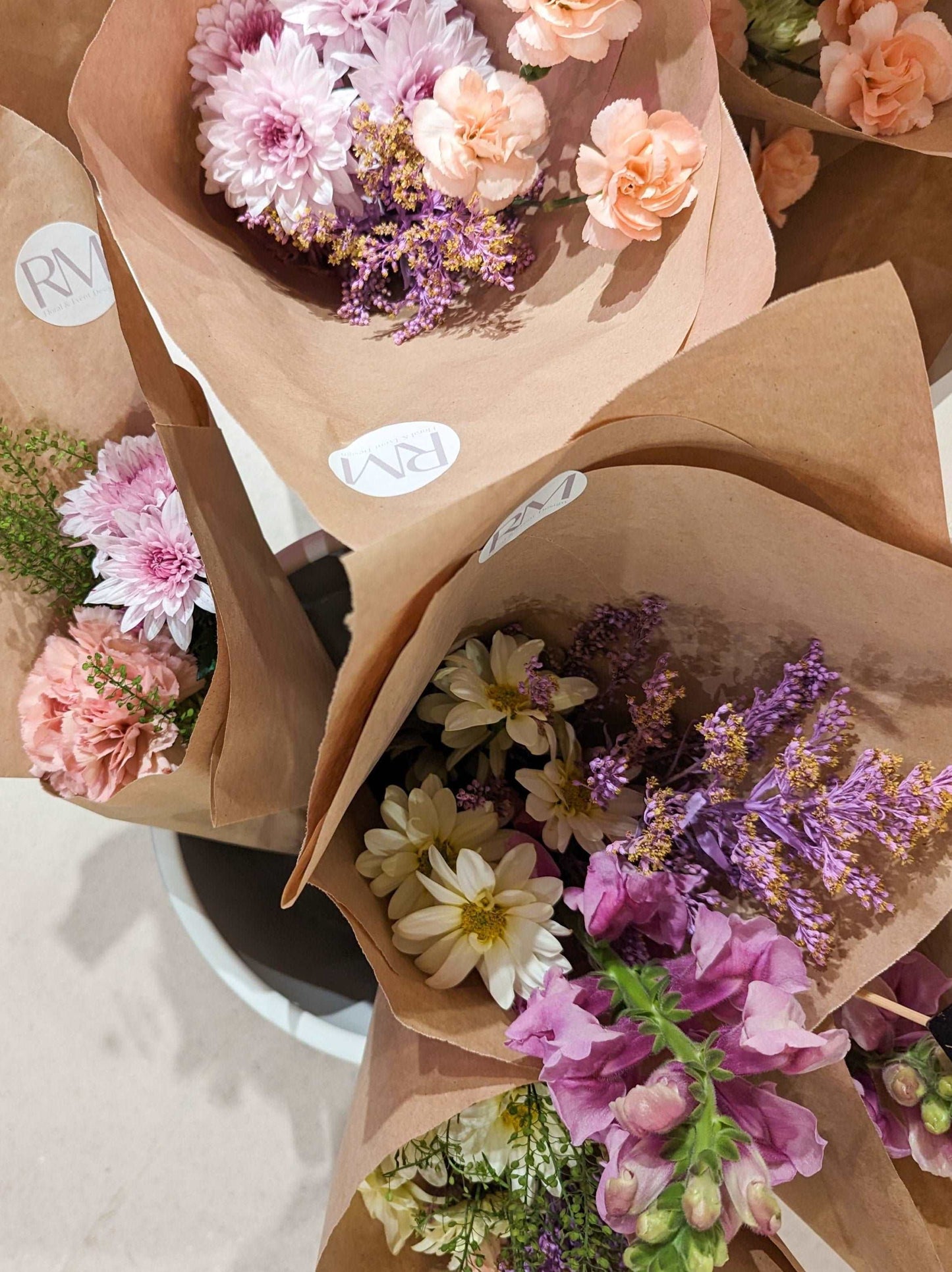 5 Fresh Flower Bouquets
